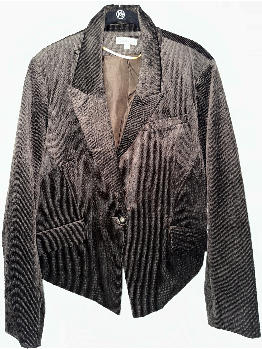 Democracy Brown Corduroy Blazer Jacket